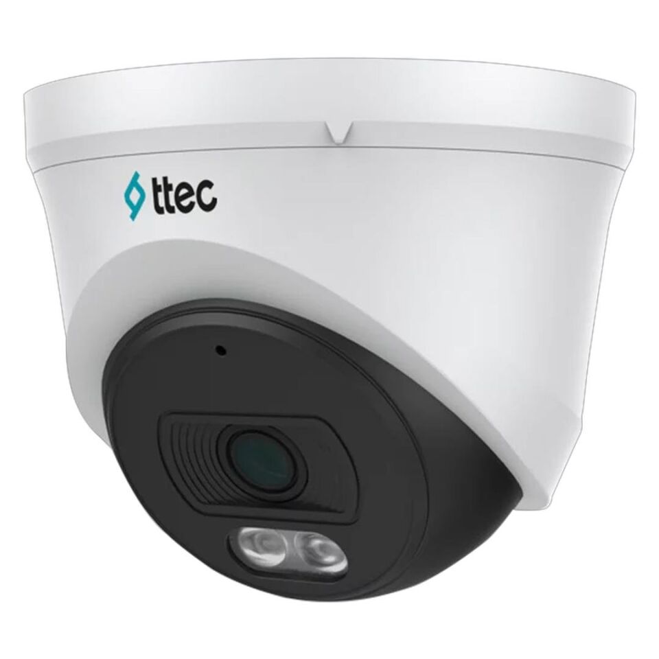 Ttec IPDP-2330M-M-LITE 2MP 2.8Mm 30 Metre IR Sensörü Dahili Mikrofonlu H265+ IP67 IP Dome Kamera