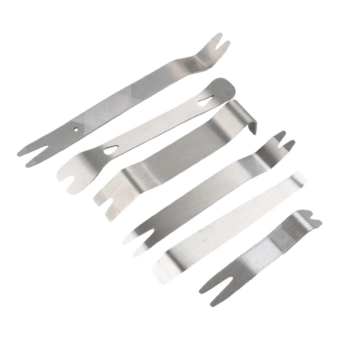 Ayt Carstar HM-398Y Araç İçi Ses Sistemi Sökme Lastik Sökme Oto Kapı Düzeltme Çıkarma Seti Paslanmaz Çelik 6 Farklı Aparat