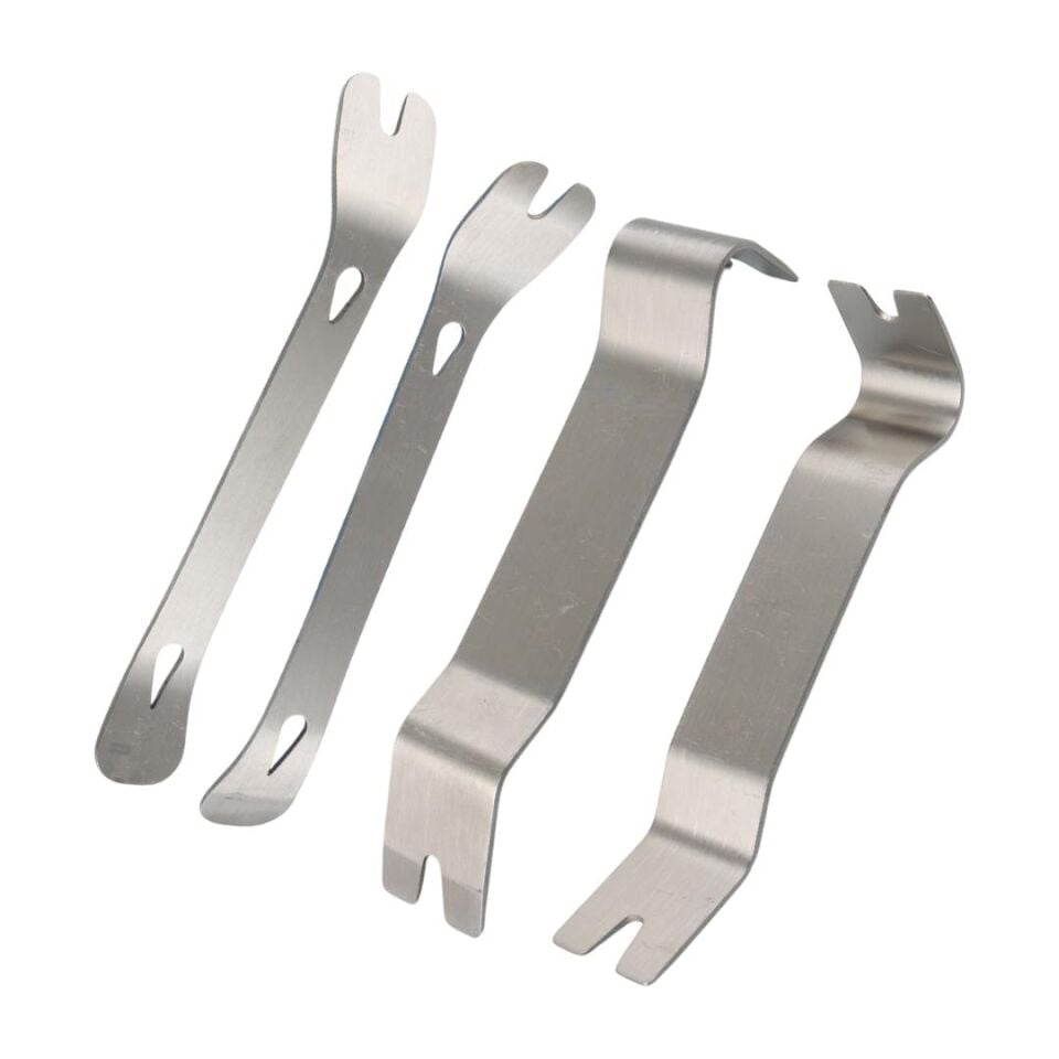 Ayt Carstar HM-398Y Araç İçi Ses Sistemi Sökme Lastik Sökme Oto Kapı Düzeltme Çıkarma Seti Paslanmaz Çelik 6 Farklı Aparat