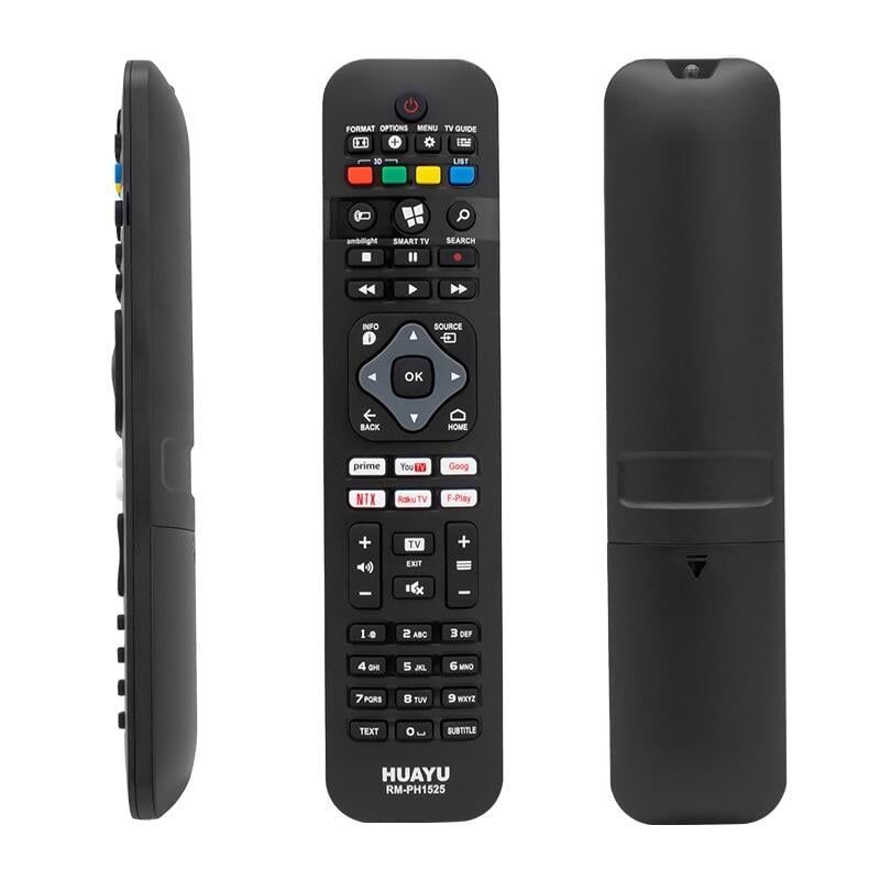 Ayt Huayu KL RM-PH1525 Phılıps Netflıx  Youtube Prıme Vıdeo Tuşlu Unıversal Lcd Led Tv Kumanda