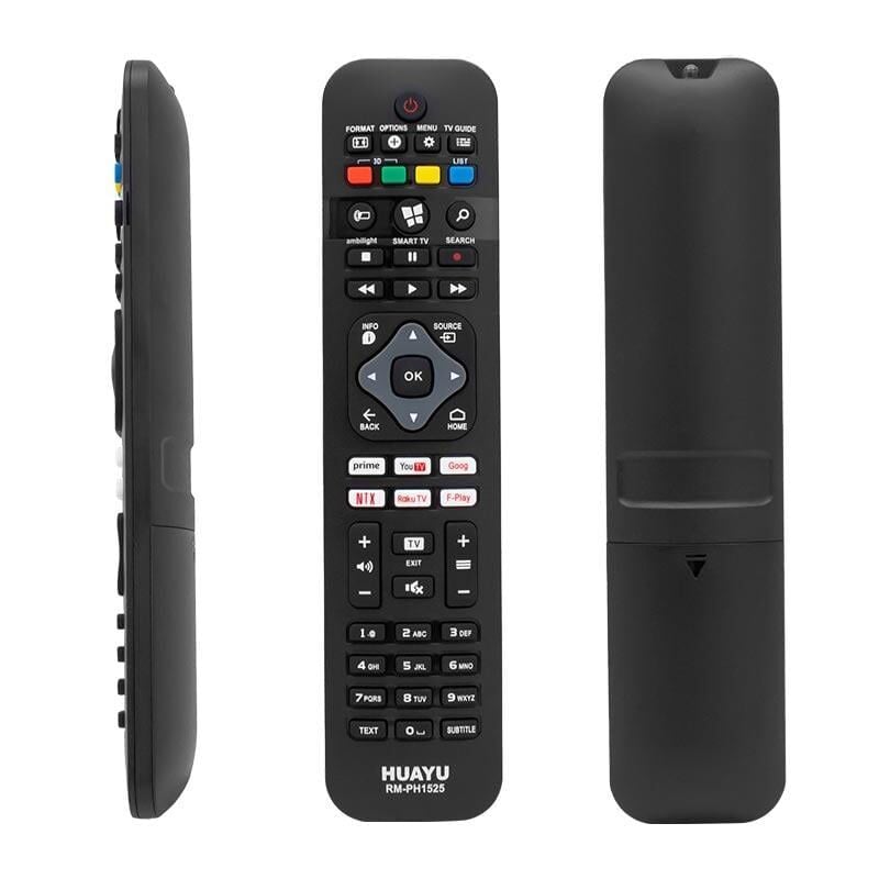Ayt Huayu KL RM-PH1525 Phılıps Netflıx  Youtube Prıme Vıdeo Tuşlu Unıversal Lcd Led Tv Kumanda