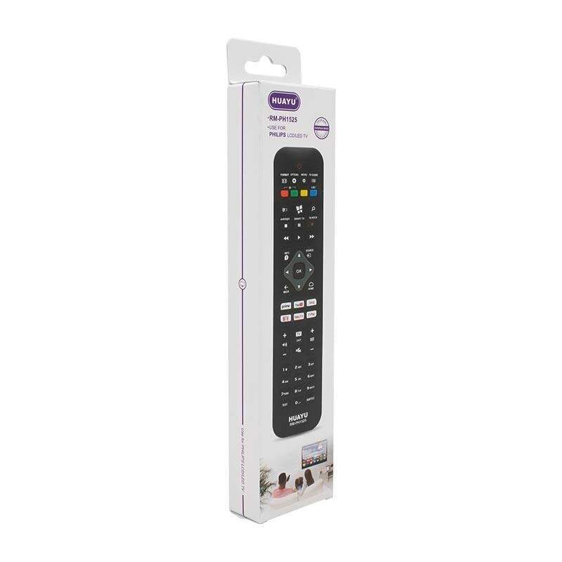 Ayt Huayu KL RM-PH1525 Phılıps Netflıx  Youtube Prıme Vıdeo Tuşlu Unıversal Lcd Led Tv Kumanda