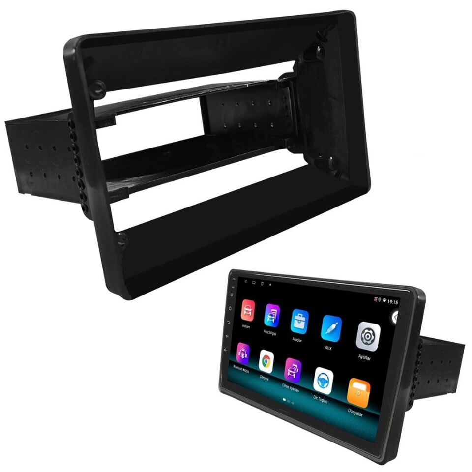 Ayt Navex NV-0001 Universal 9 İnç Oto Araç Tablet Teyp Ekran Çerçevesi 22.9x13.1 Cm