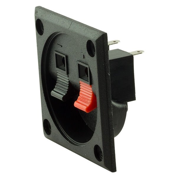 İKİLİ KARE 5.5CMX5.5 CM HOPARLÖR TERMİNALİ
