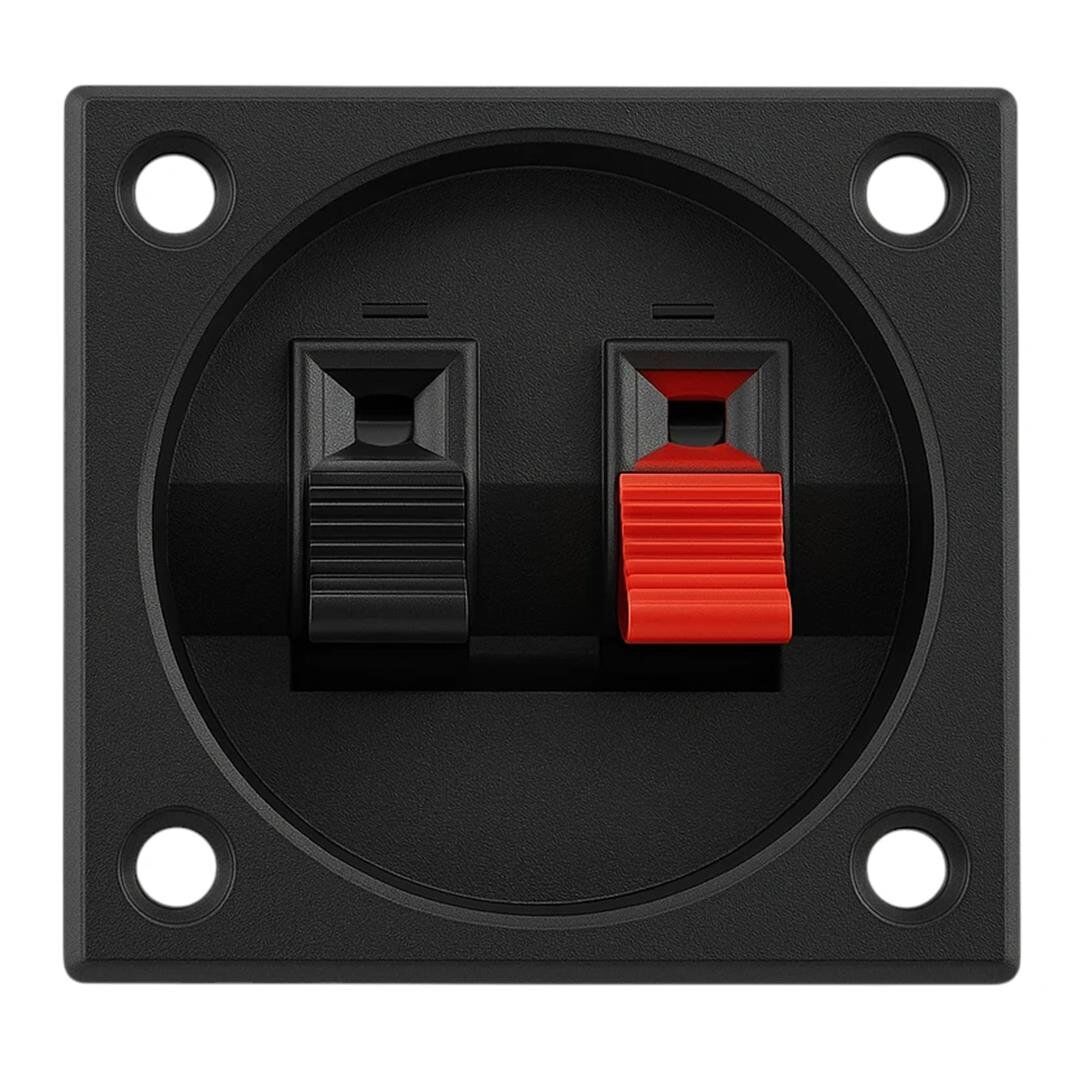 İKİLİ KARE 5.5CMX5.5 CM HOPARLÖR TERMİNALİ