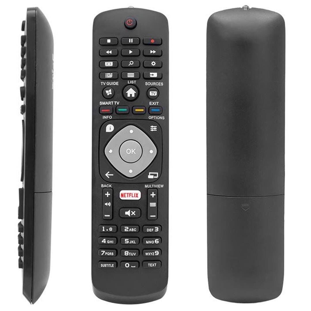 Ayt Hey Philips Uyumlu Smart Tuşlu Netflix Lcd Led Tv Kumandası Uzaktan Kumanda