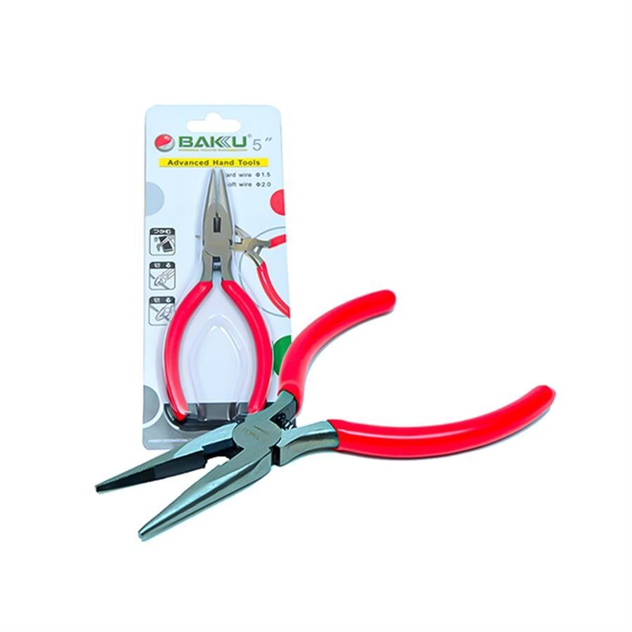Baku BK-031 Mini 5'' 125Mm Hassas Karbon Çelik İnce Uç Kargaburnu
