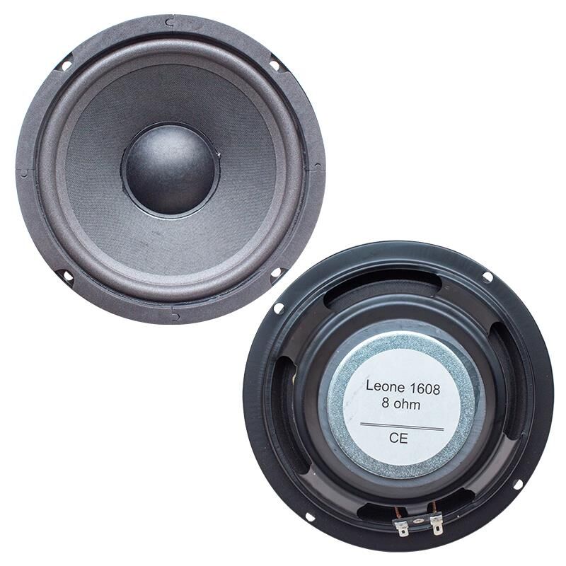 Leone 1608 16 Cm 8 Ohm Tweter sız Tekli Hoparlör Bass Hoparlörü