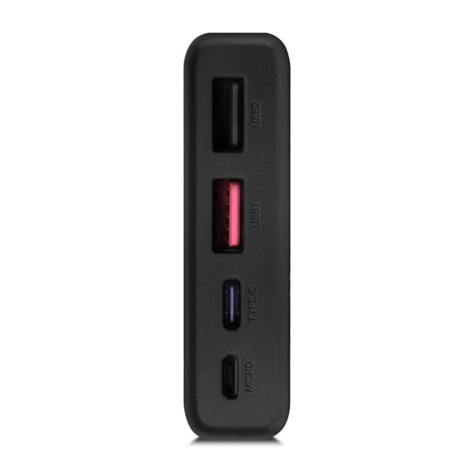 Powerway QC10-PD 10.000 Mah Dahili Kablolu Ve Fenerli Hızlı Şarj Power Bank