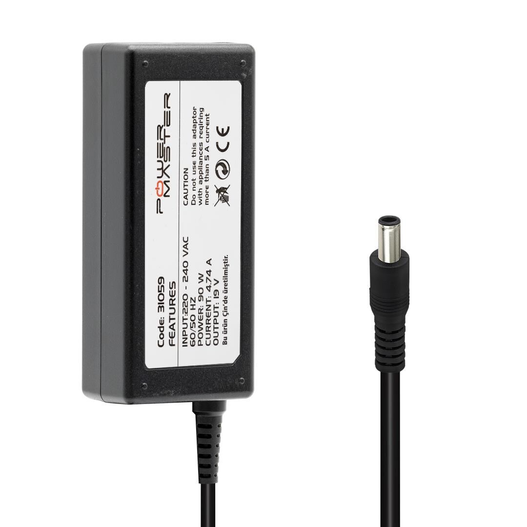 Ayt 19 Volt 4.74 Amper Laptop Notebook Adaptör 5.5x3.0 Uçlu Samsung Uyumlu