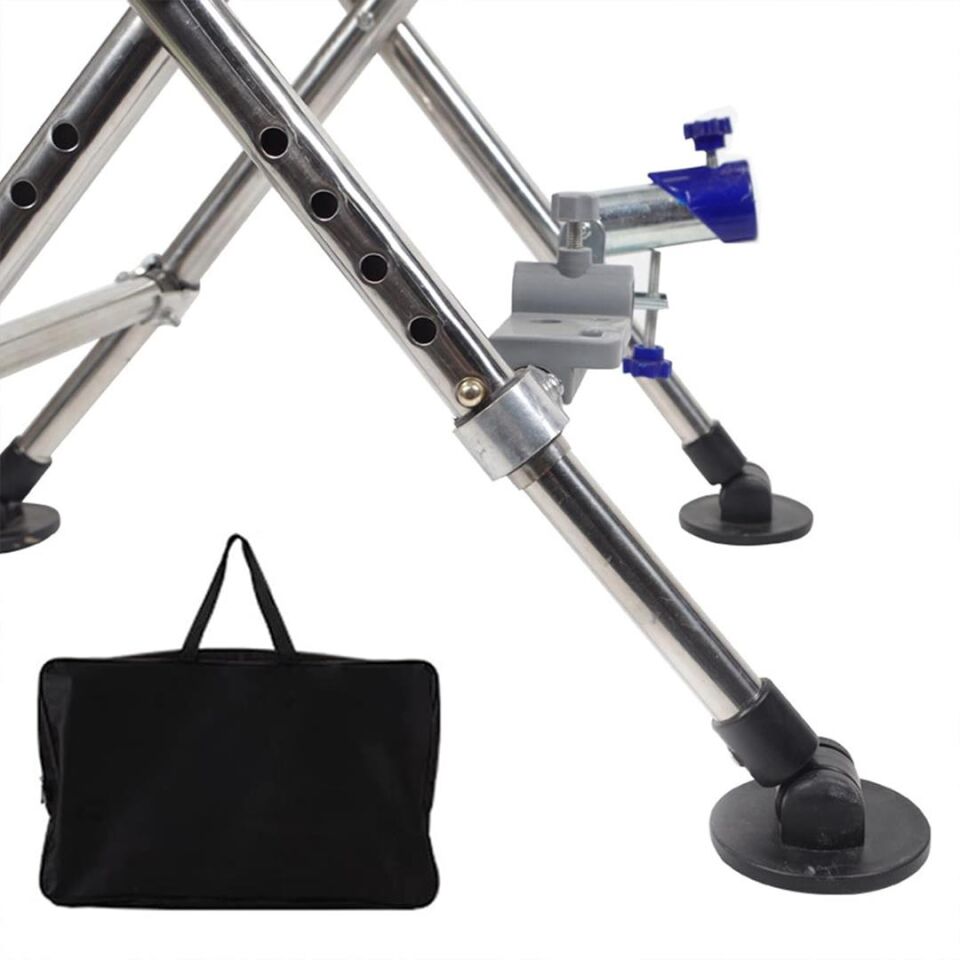 Sunup SN-25796 Metal Balıkçı Taburesi Katlanabilir Taşınabilir Ayarlanabilir Katlanır Tabure 50x32cm
