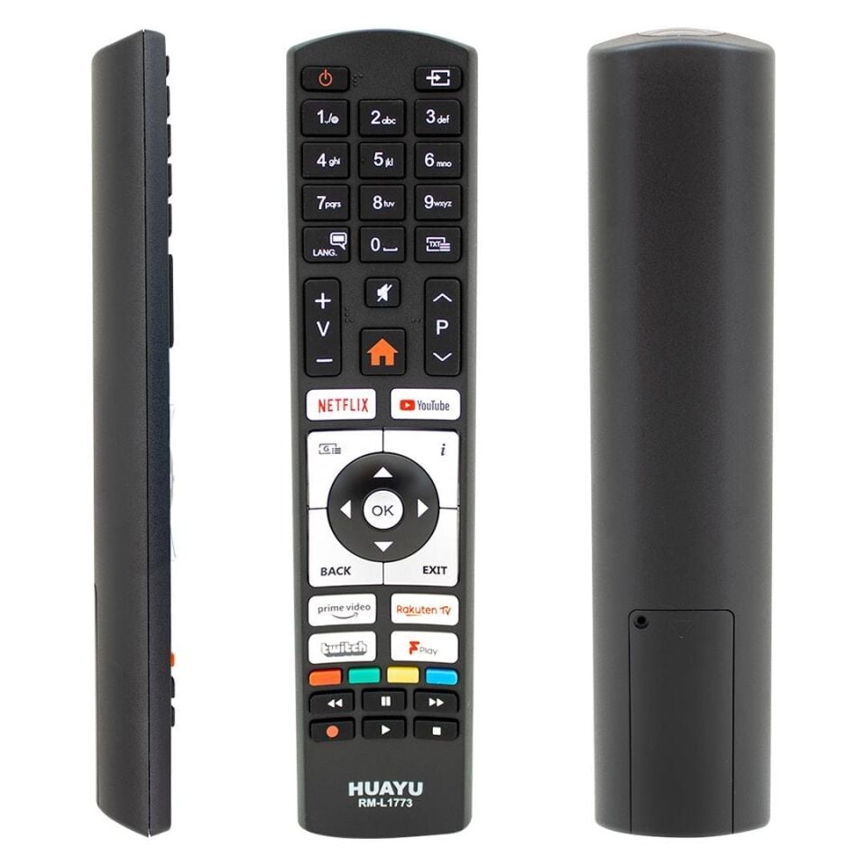 Ayt Huayu RM-L1773 Vestel Netflix YouTube Prime Vide Tuşlu Universal Akıllı Kumanda Lcd Led Tv Kumandası