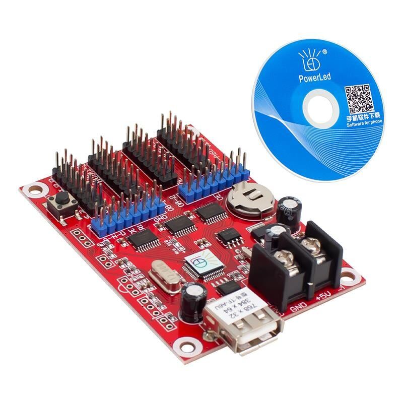 Ayt Powermaster UX4 TF-A6U 4'lü USB Led Panel Kartı 4X8