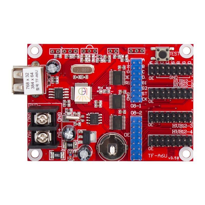 Ayt Powermaster UX4 TF-A6U 4'lü USB Led Panel Kartı 4X8