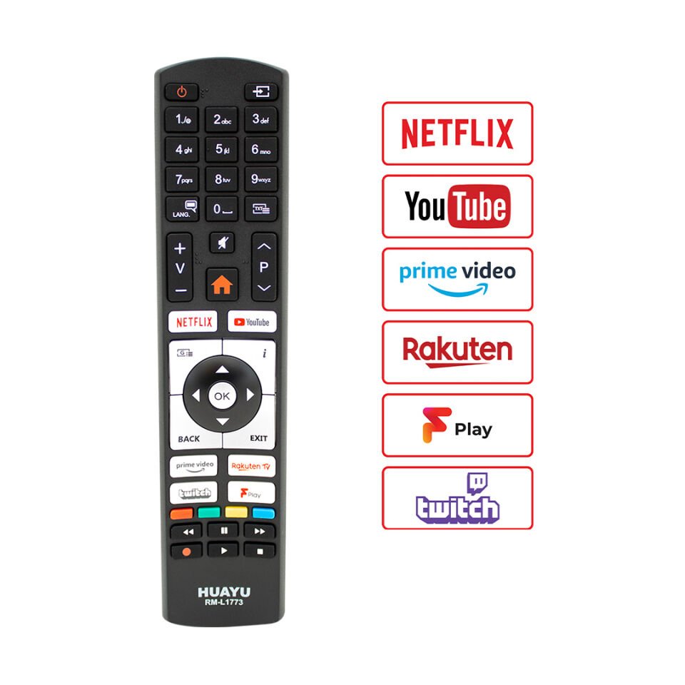 Ayt Huayu RM-L1773 Vestel Netflix YouTube Prime Vide Tuşlu Universal Akıllı Kumanda Lcd Led Tv Kumandası