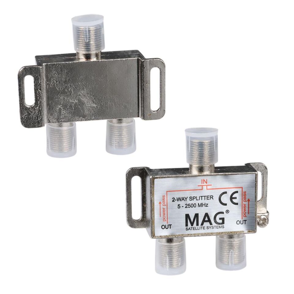 MAG 1 İn 2 Splitter 5-2500 Mhz Bölücü Tv Anten Çoklayıcı 1 Giriş 6 Çıkış Dağıtıcı