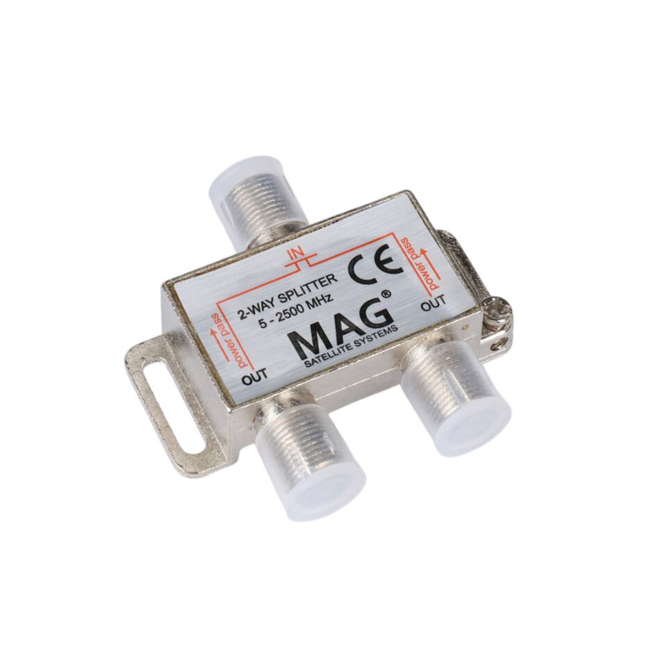 MAG 1 İn 2 Splitter 5-2500 Mhz Bölücü Tv Anten Çoklayıcı 1 Giriş 6 Çıkış Dağıtıcı