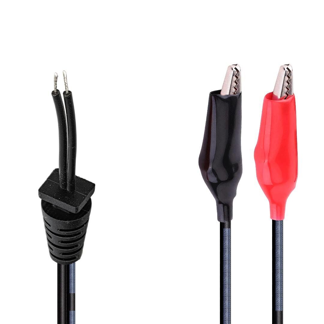 Weko Yerli Üretim 1.2 Metre Adaptör Kablo Krokodil Akü Maşası Uçlu Kablolu Akü ŞArj Cihazları Aletleri İçin