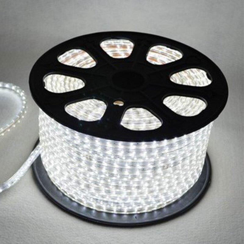 Powermaster 9x16 Hortum Led 100 Metre Beyaz 220 Volt 1 Metrede Kesilebilir Dış Cephe Şerit Led Aydınlatma