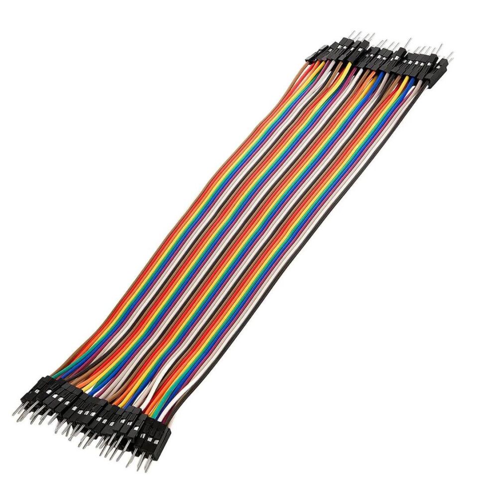 Jumper Kablo 20 Cm İki Ucu Erkek 40 lı Paket