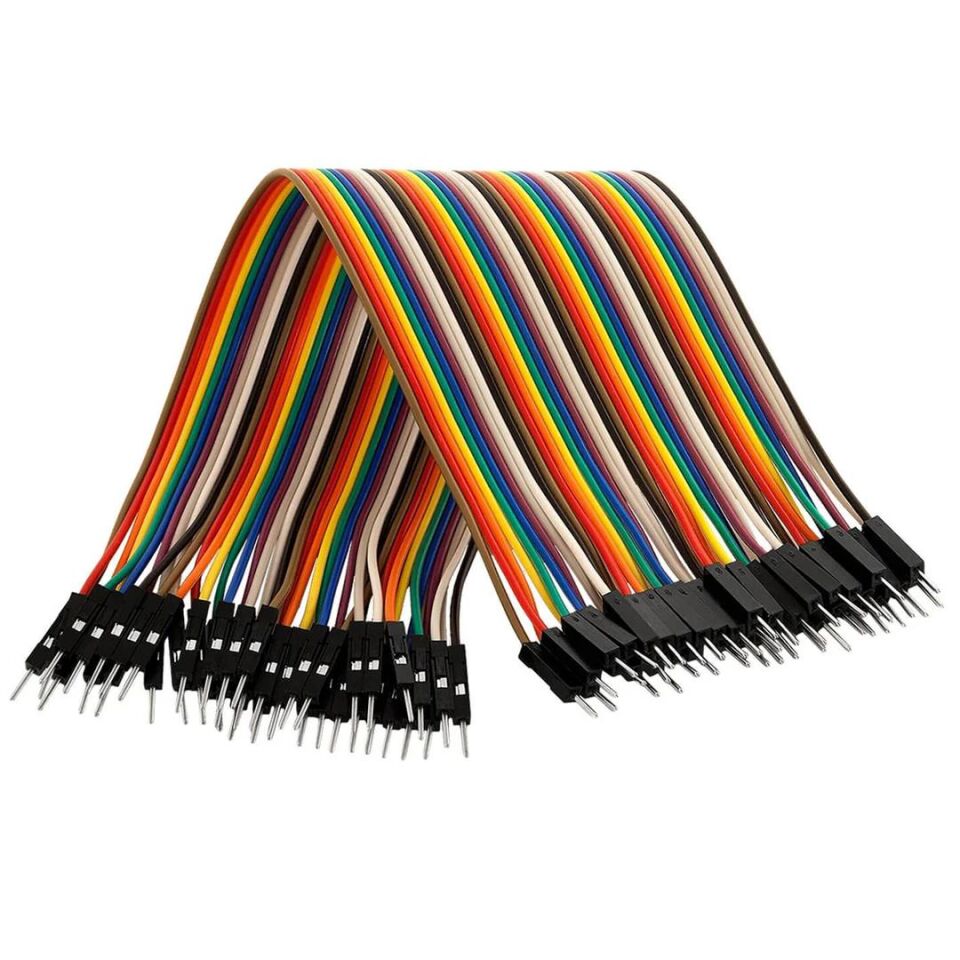 Jumper Kablo 20 Cm İki Ucu Erkek 40 lı Paket