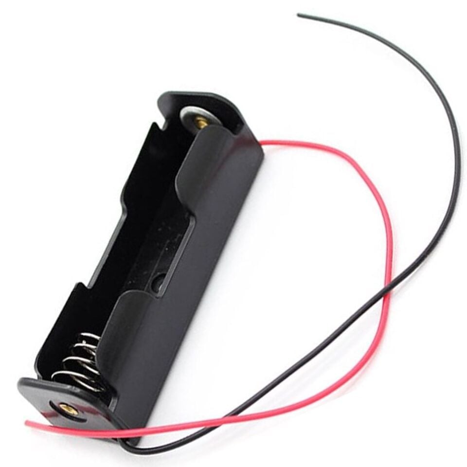 POWERMASTER 18650 PİLLER İÇİN KABLOLU TEKLİ PİL YUVASI (BH-18650)