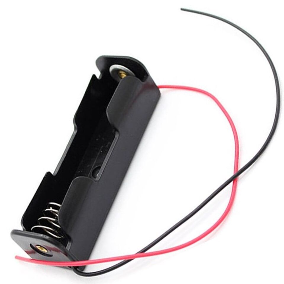 POWERMASTER 18650 PİLLER İÇİN KABLOLU TEKLİ PİL YUVASI (BH-18650)