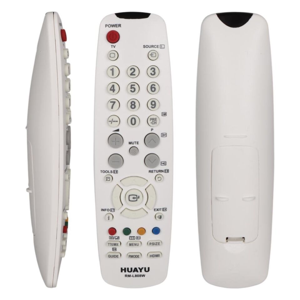 HUAYU KL RM-L808W SAMSUNG LCD LED TV BEYAZKUMANDA