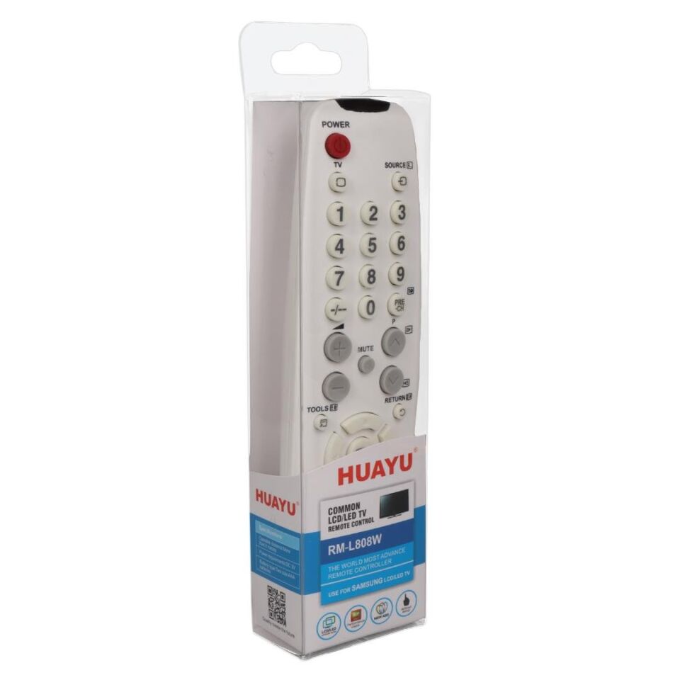 HUAYU KL RM-L808W SAMSUNG LCD LED TV BEYAZKUMANDA