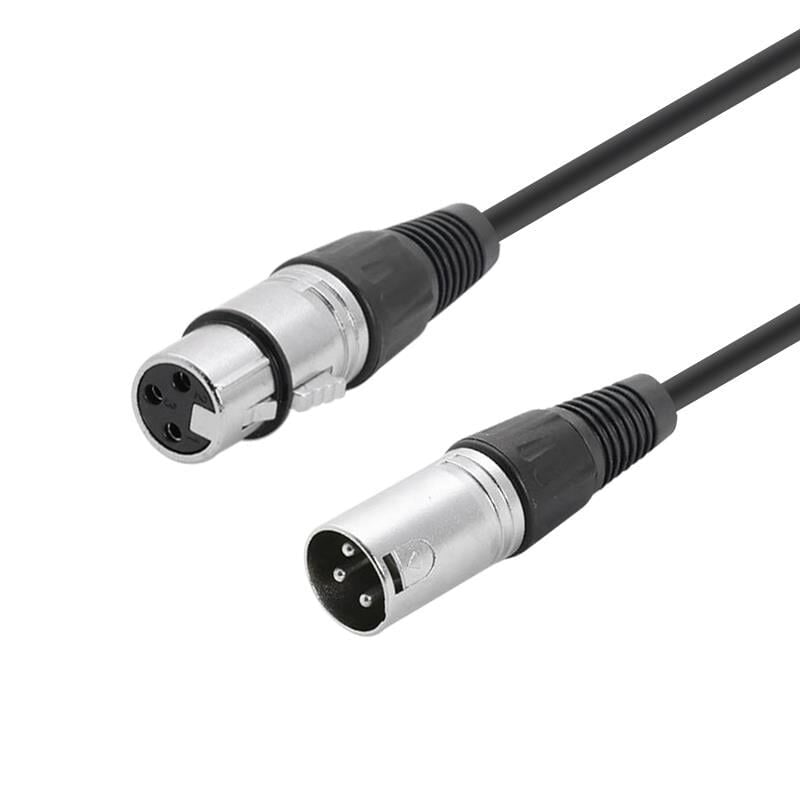 Ayt Fully G-526H Canon Dişi Canon Erkek Hazır 3 Metre Mikrofon Uzatma Kablosu Amfi Mixer Stüdyo Tipi Ses Kablosu