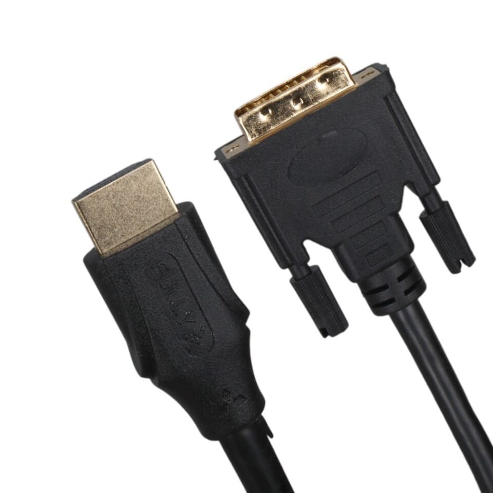 Fully G-506J 10 Metre DVI-D (24+1) To HDMI Çift Yönlü Full HD Görüntü Kablosu