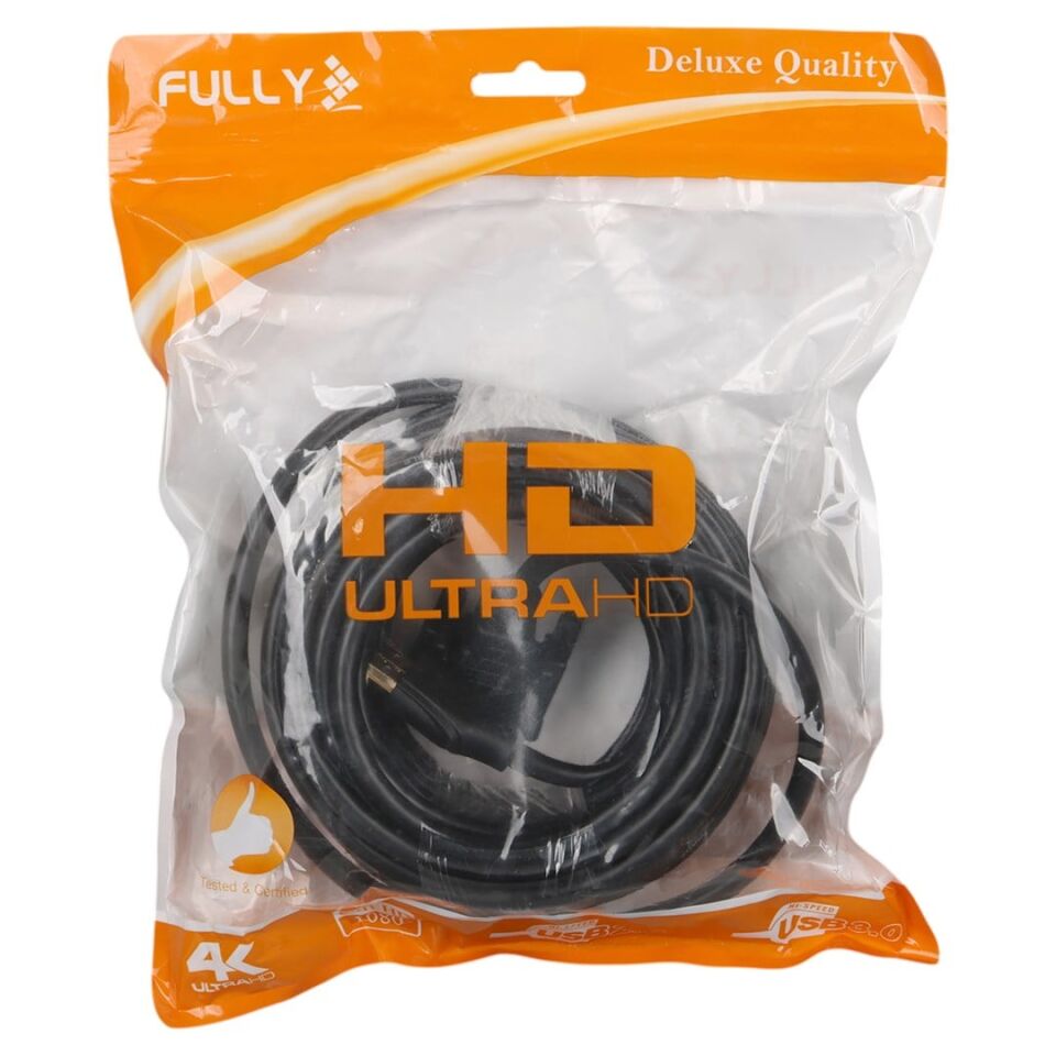 Fully G-506J 10 Metre DVI-D (24+1) To HDMI Çift Yönlü Full HD Görüntü Kablosu