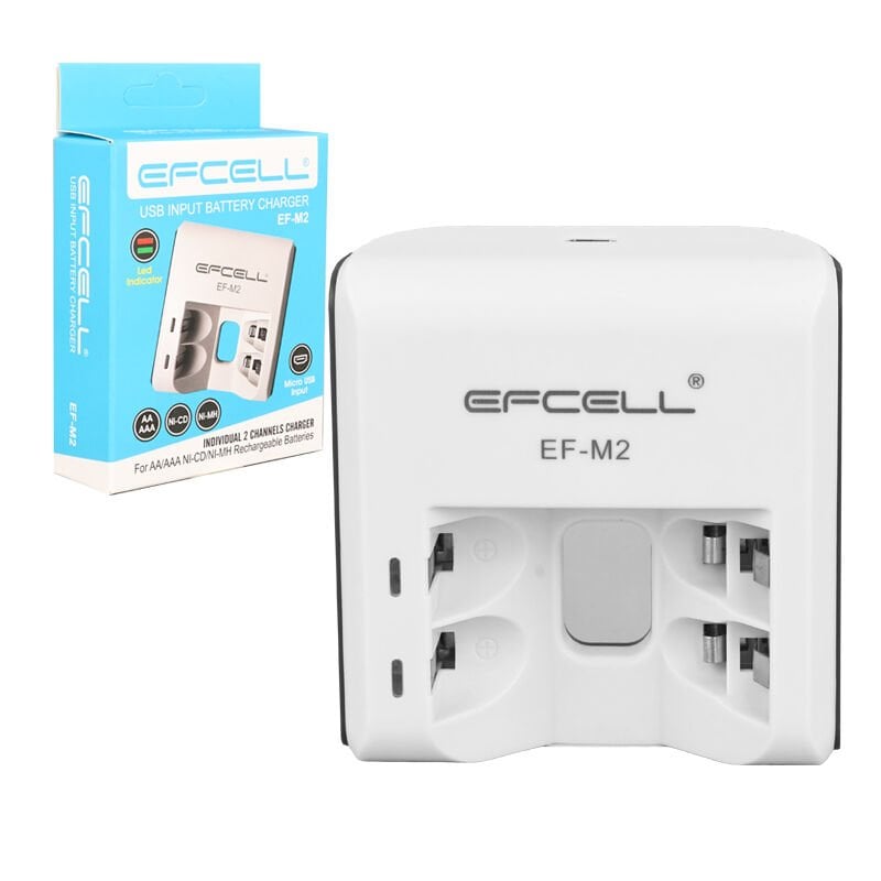 Ayt Efcell M2 AA AAA 2'li Pil Şarj Cihazı