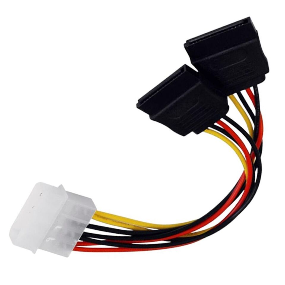 Powermaster İkili Sata Power Kablo Hard Disk Kablosu Dvr Kamera Kayıt Cihazı İçin