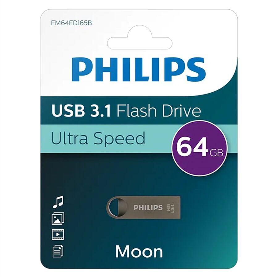 Philips Moon FM64FD165B/00 64GB USB 3.1 Flash Bellek