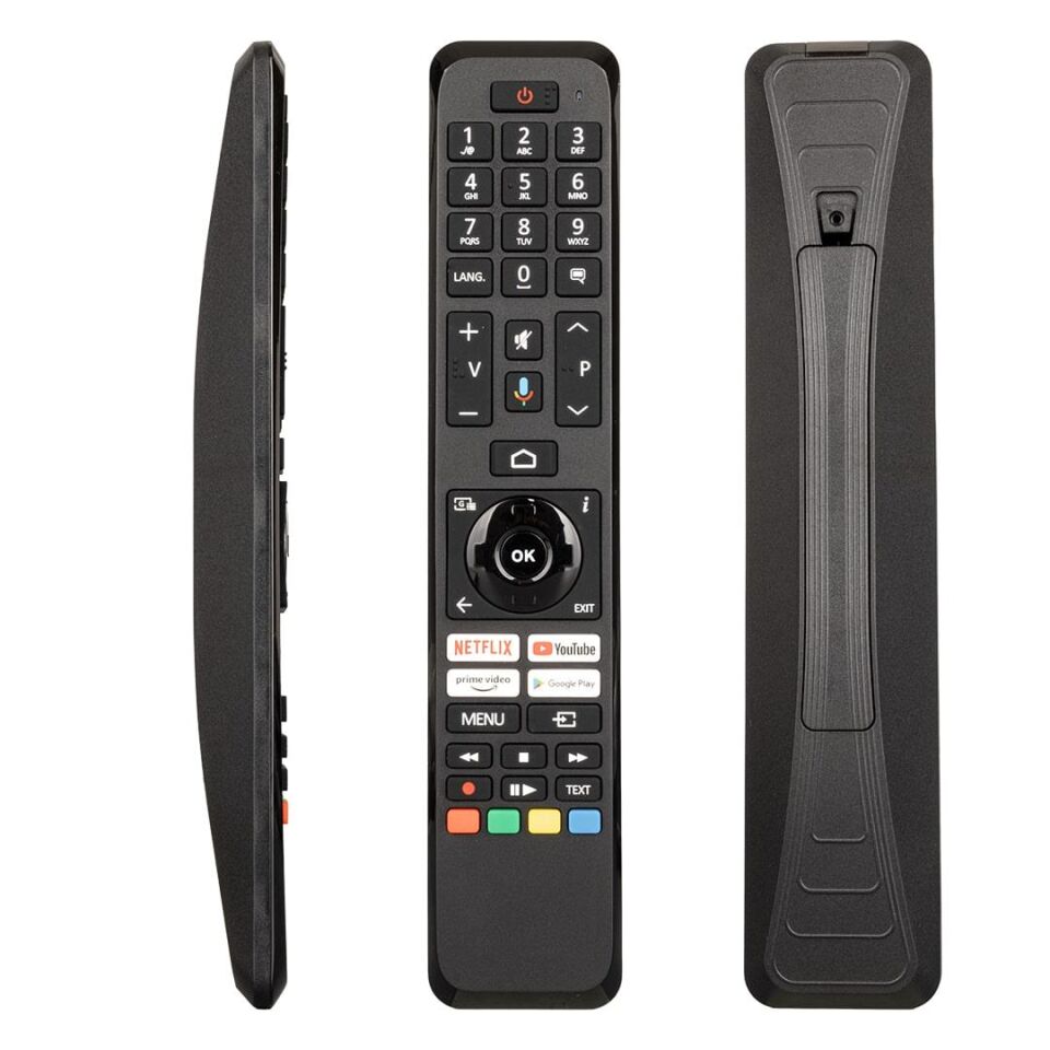 Ayt KL VS-V4 Vestel Netflix-Youtube-Google Play-Prime Video Tuşlu Ses Komutlu Lcd Led Tv Kumanda