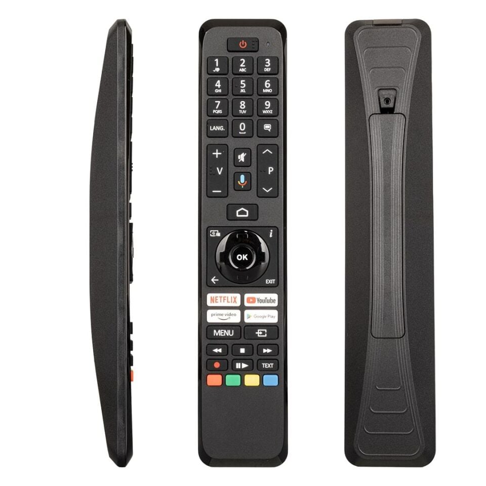Ayt KL VS-V4 Vestel Netflix-Youtube-Google Play-Prime Video Tuşlu Ses Komutlu Lcd Led Tv Kumanda