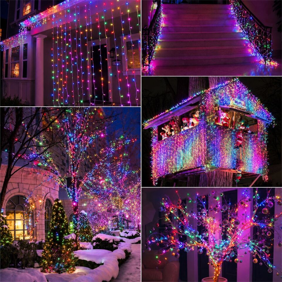 Powermaster PM-22581 Animasyonlu 10 Metre Eklenebilir RGB Top Yılbaşı Led Işık