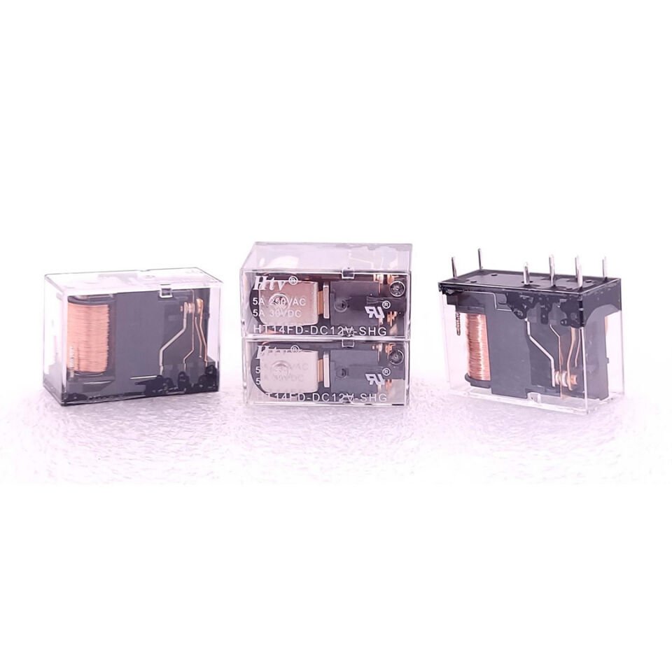 12 VOLT ROLE ÇİFT KONTAK 8 BACAK
