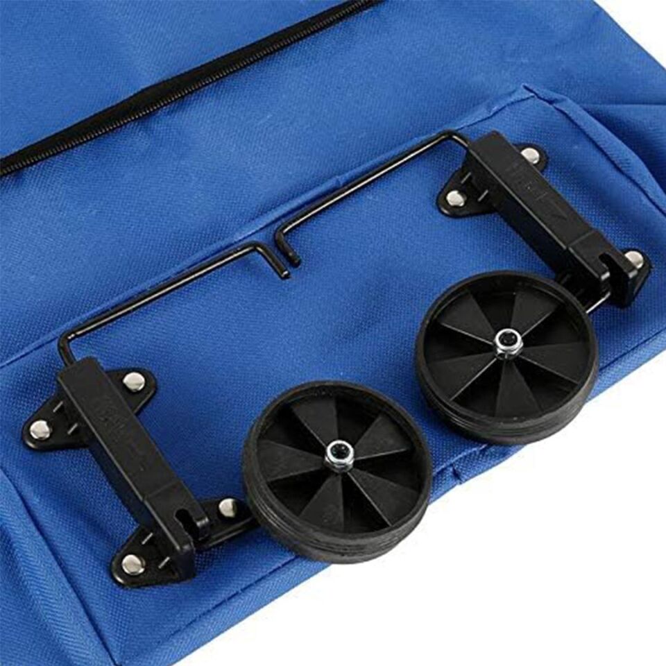 Ayt Sunup Tekerlekli Katlanabilir Pratik Pazar Çantası Tekerlekli Taşıma Çantası