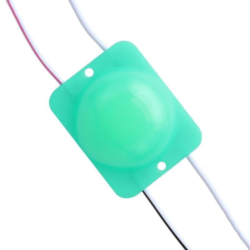 Powermaster 24 Volt 2.8 Watt Yeşil Cob Modül Led Mercekli Led