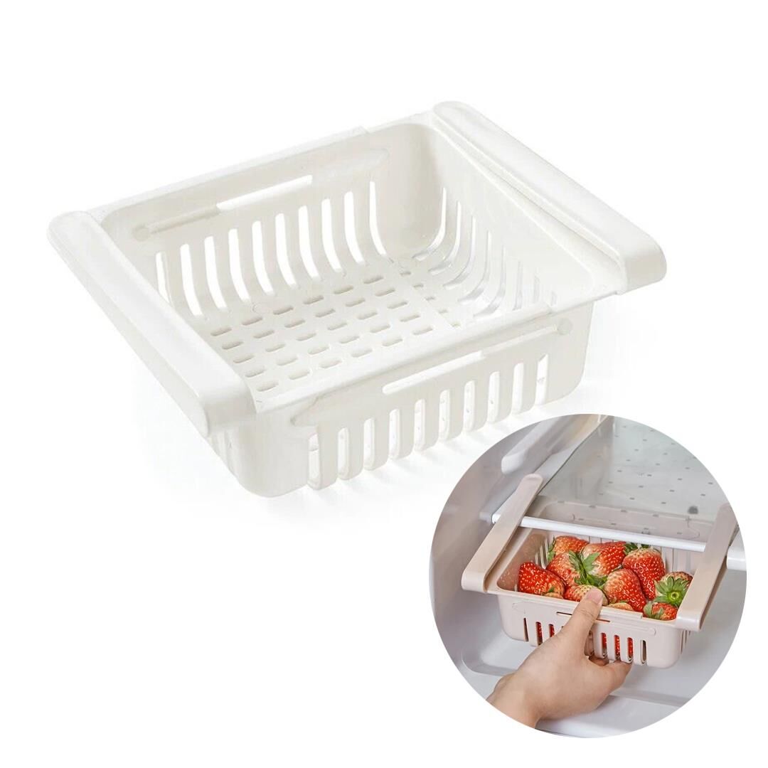 Ayt Sunup Buzdolabı İçi Geçmeli Düzenleyici Raf Pratik Buzdolabı Rafı Çekmecesi