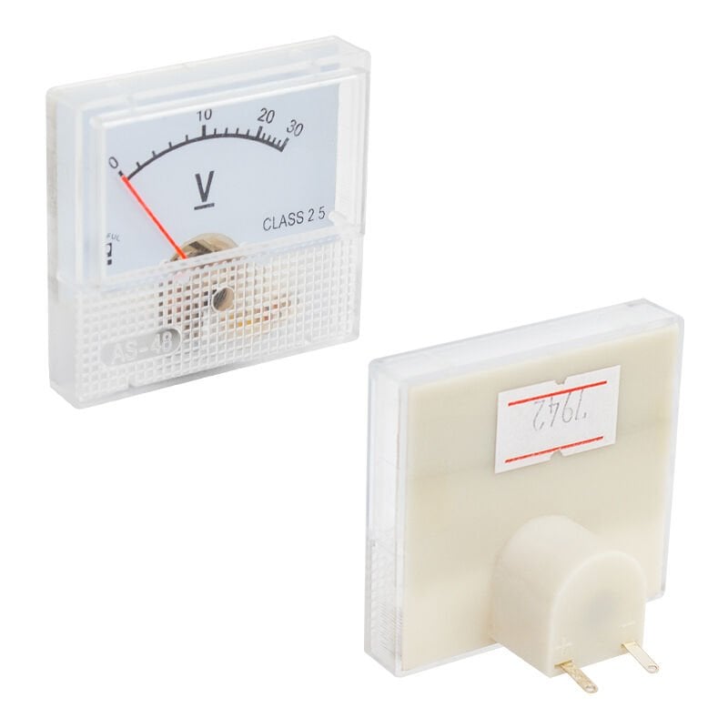 Ayt 0-30V DC Analog Voltaj Gösterge 45x48 Mm Volt Ölçer Voltaj Ölçüm Cihazı Analog IC-230A