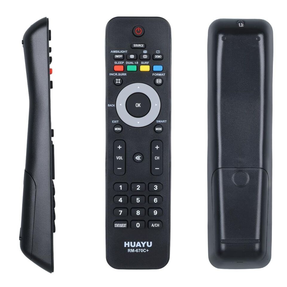 Ayt Philips Uyumlu RM-670C Universal Lcd-Led  Tv Kumandası