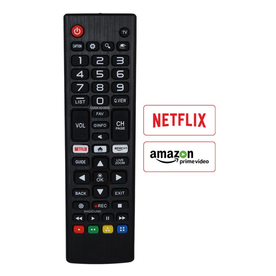 Ayt LG Amazon Netflix Tuşlu Magic Link LCD LED TV Kumandası AKB75095315 Uzaktan Kumanda