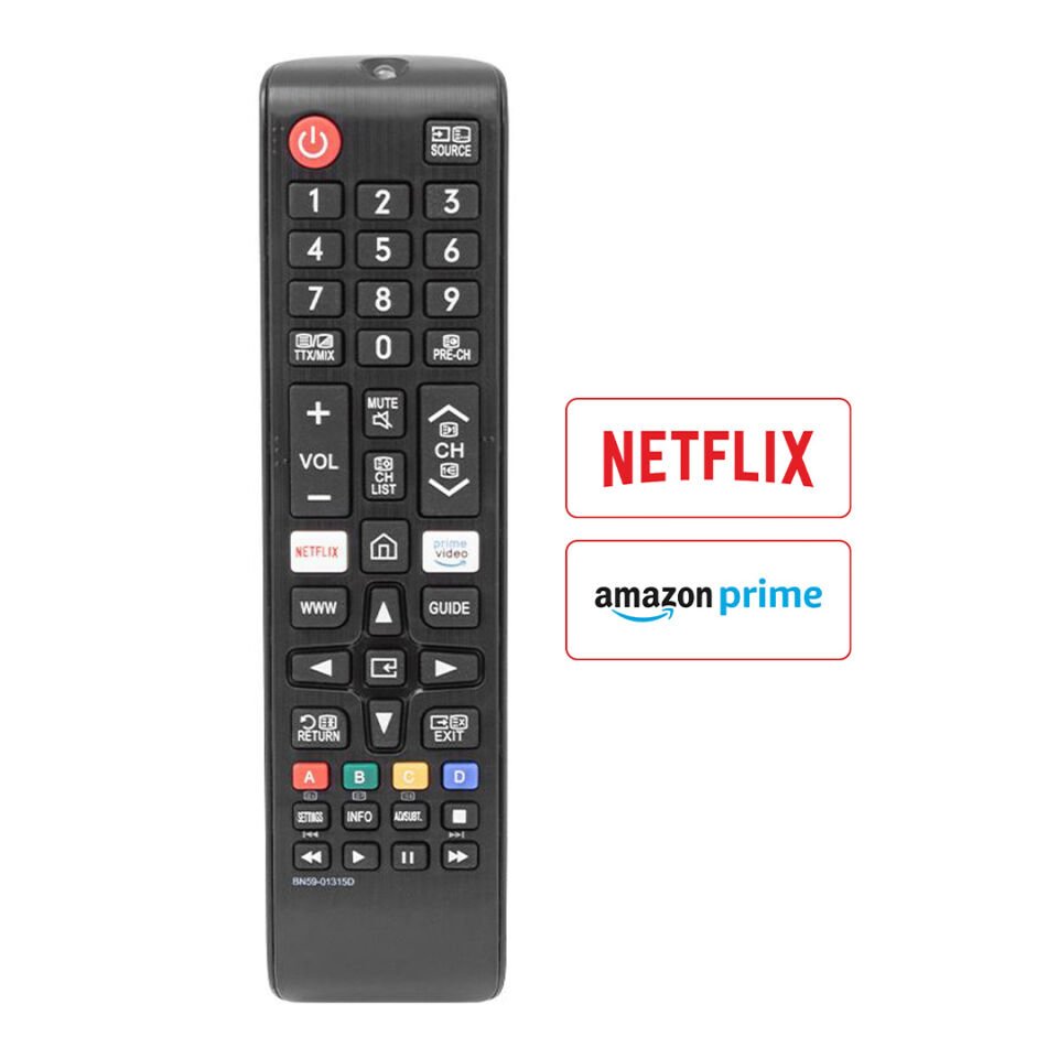 Ayt Samsung Netflix Prime Video Tuşlu Lcd Led TV Kumanda Uzaktan Kumanda