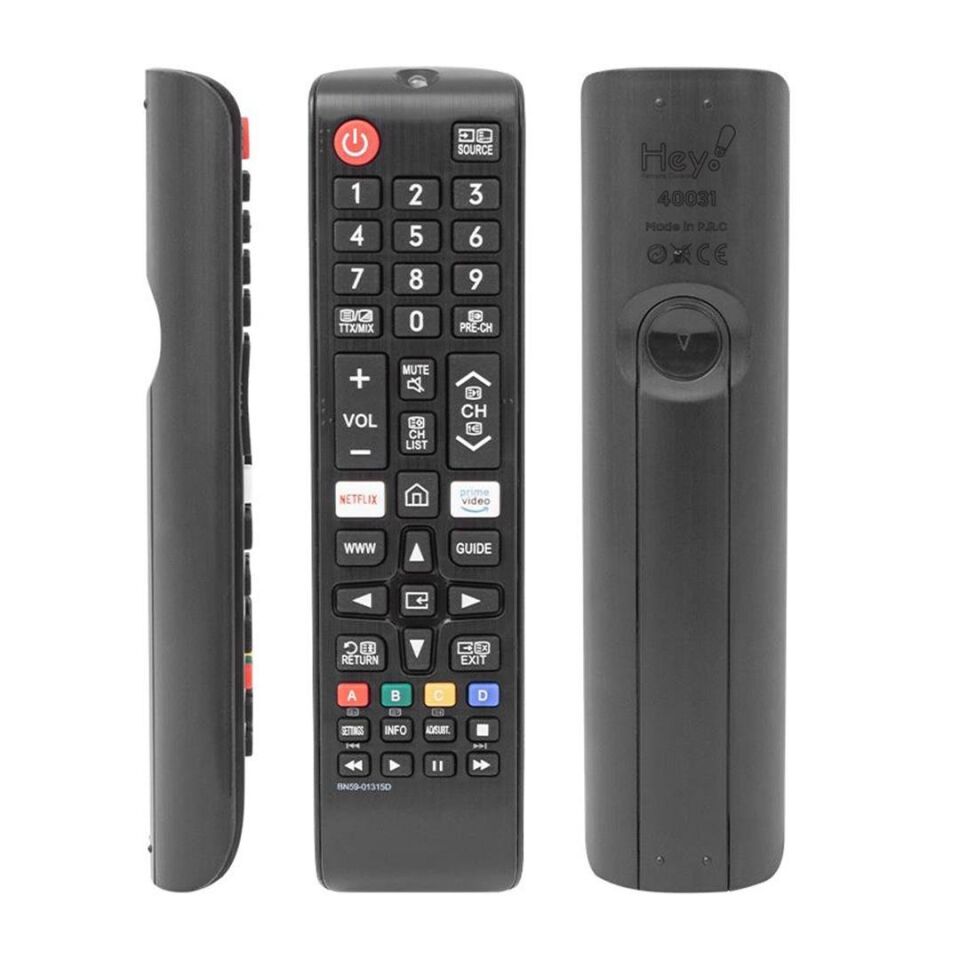 Hey Samsung Netflix Prime Video Tuşlu Lcd Led TV Kumanda Uzaktan Kumanda