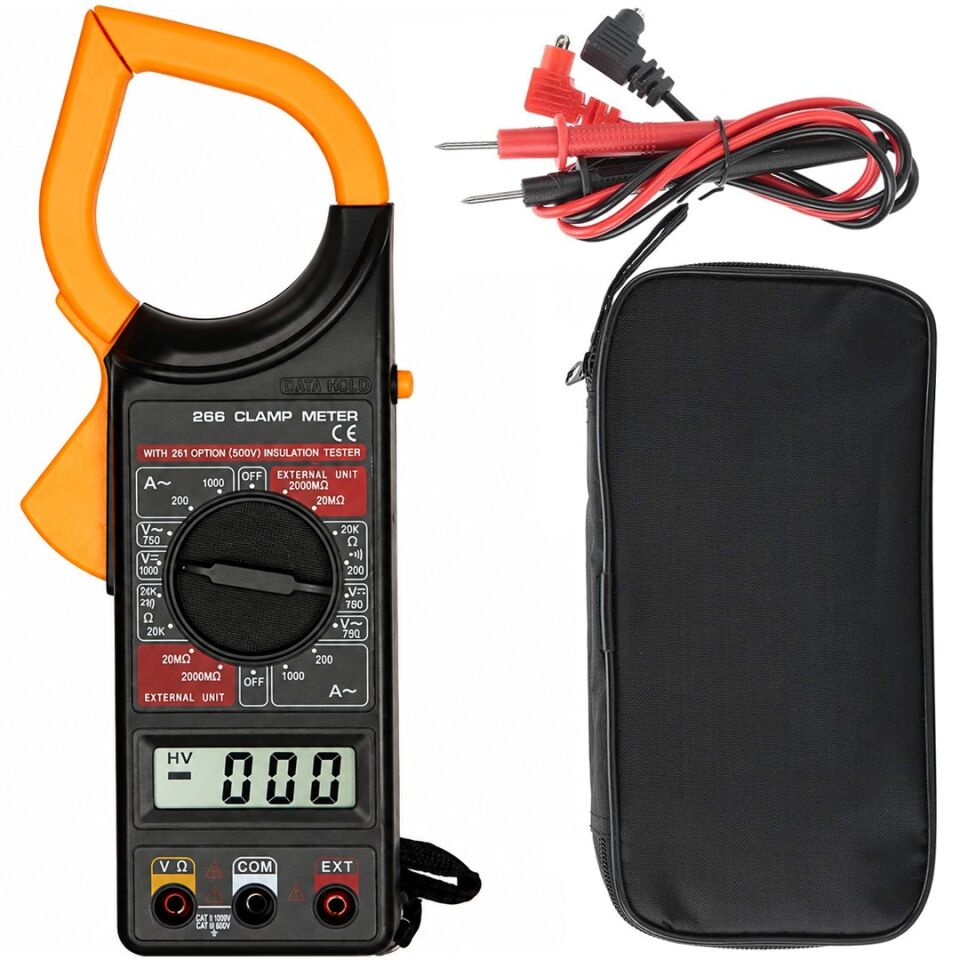 Powermaster DT-266 Dijital Buzzerli Pensampermetre Ölçü Aleti