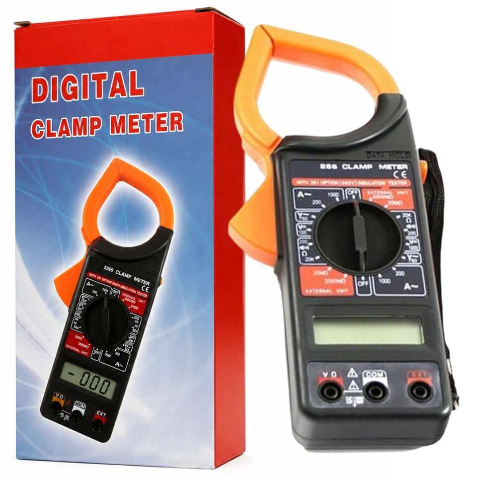Powermaster DT-266 Dijital Buzzerli Pensampermetre Ölçü Aleti