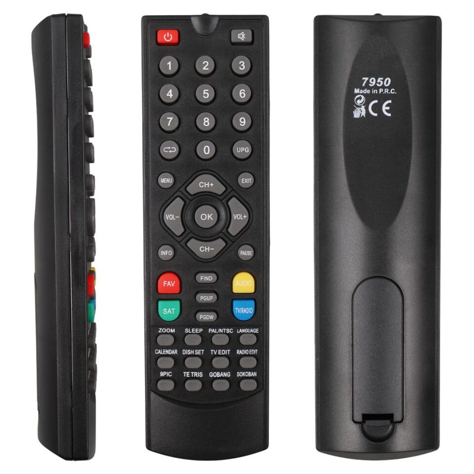 Weko Skytech ST-7200-13000 FTA Uydu Alıcı Kumandası Uzaktan Kumanda